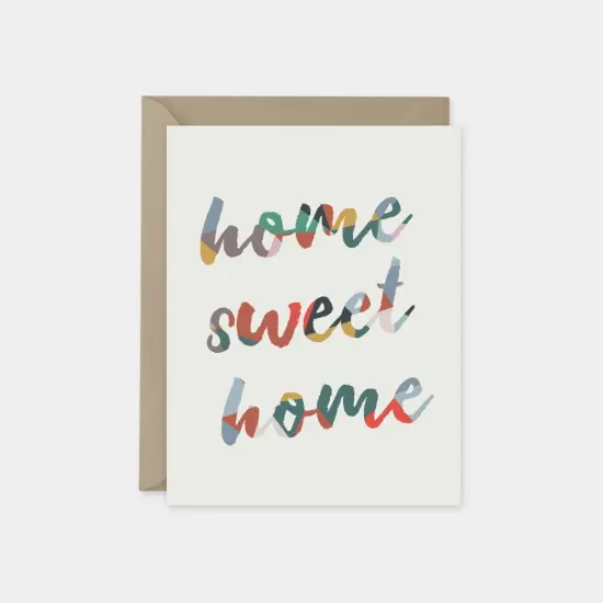 Home Sweet Home Patchwork Pattern Card, {2}