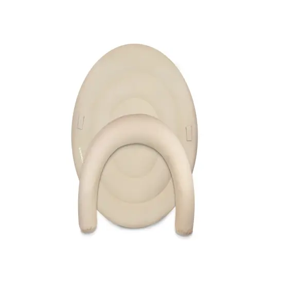 Swimline Cloud Oxford Fabric Inflatable Swimming Pool Island Chaise Float - 60" - Beige {6}