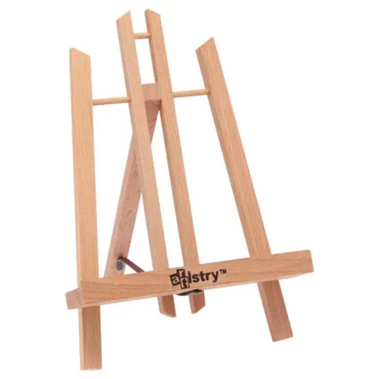 Stein Design Natural Bamboo Display Easel - Table Top Easel Stand for Painting, Adjustable A-Frame Construction, Ideal for Wedding Signage and Painting Parties {1}