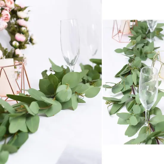 5.5Ft Seeded Eucalyptus Garland {5}