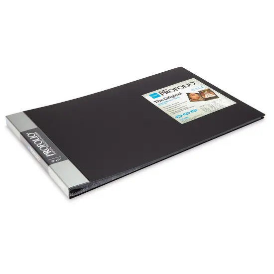 Itoya Original Art Profolio - 11" x 17", Black, Landscape, 24 Pages {1}