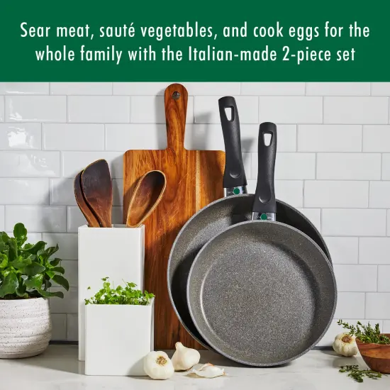 BALLARINI Parma by HENCKELS Forged Aluminum Nonstick Fry Pan Set {3}