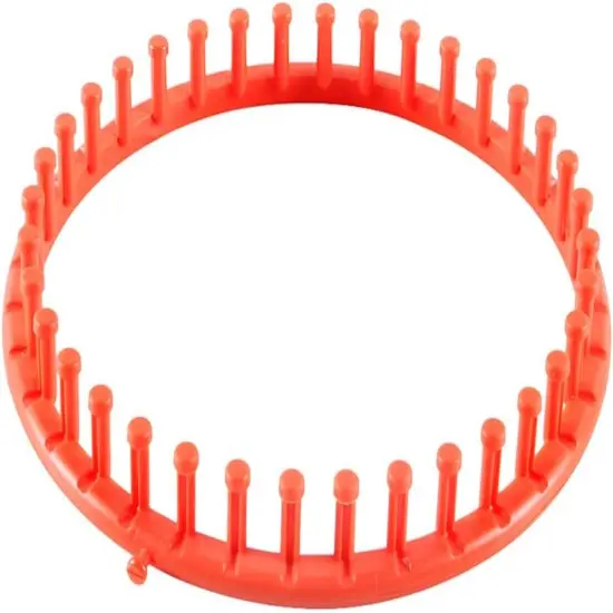 round Knitting Looms Set - Set of 5 Plastic Looms Knitting with 1 Knitting Yarn Loom Needle and 1 Plastic Loom Pick {6}