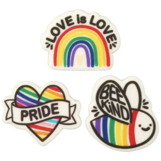 Pride Assortment Sweet D&eacute;cor&reg; Edible Decorations 12ct {1}