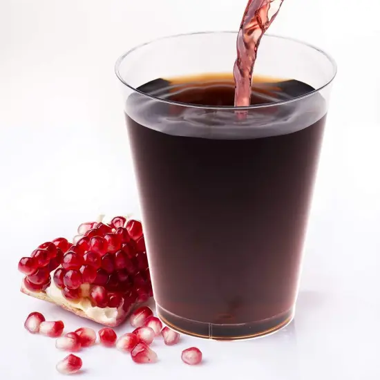 100 Pack 14 oz Plastic Cups - Disposable Heavy-duty Tumblers Clear {3}