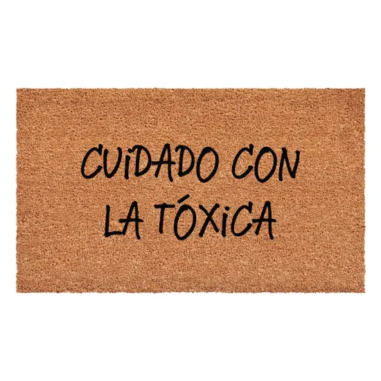 Cuidado Con La Toxica Spanish Doormat {1}