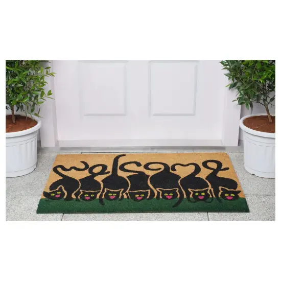 Cats Welcome Doormat {5}