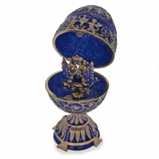 1912 Tsarevich Royal Imperial Easter Egg 5.5 Inches {3}