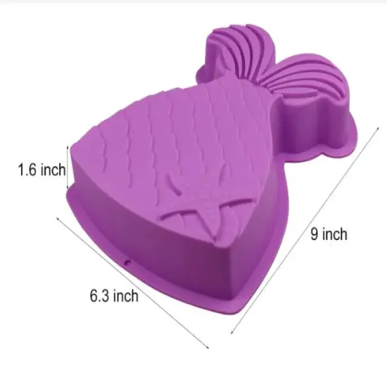 Mermaid Tail Breakable Silicone Mold {1}