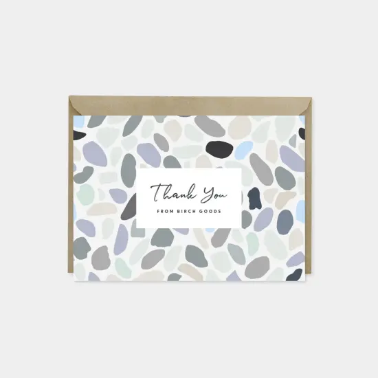 Pebble Custom Thank You Card IV {1}