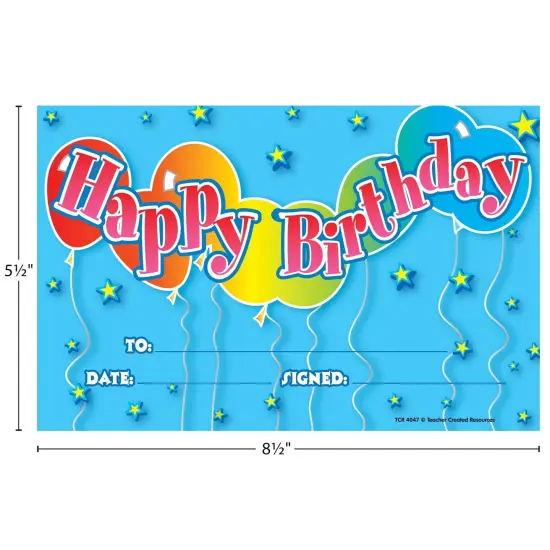 Birthday 2 Award, 25 Per Pack, 6 Packs {2}