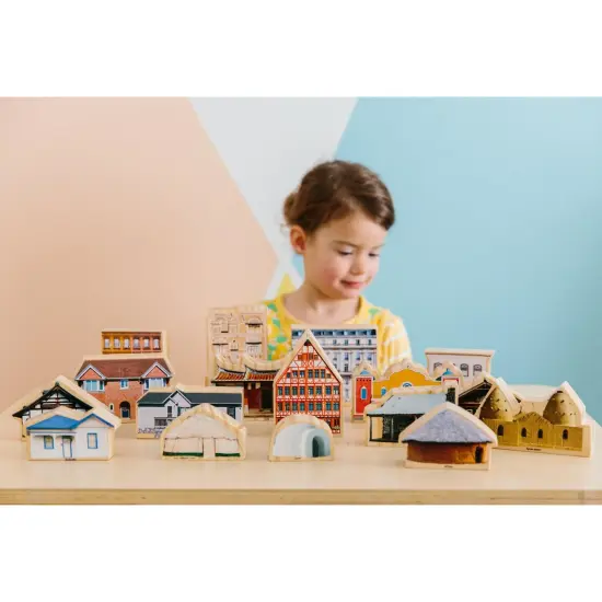 Where I Live? Wooden Blocks - Set of 17 - Ages 1+ {4}