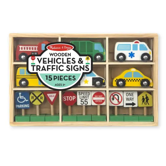 Wooden Vehicles & Traffic Signs {1}