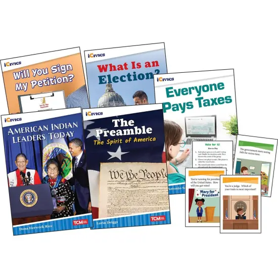 iCivics Grade 3: Leadership & Responsibility 5-Book Set + Game Cards {1}