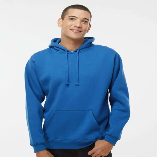 Bayside&reg; USA-Made Hooded Sweatshirt Dark ash {5}