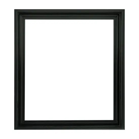 Creative Mark Illusions Floater Frame For 1-1/2" Deep Canvases - Black - Set of 4 - For Galleries & Home Decor - Wood Float Frame for Canvas Paintings- Complete Hanging Hardware {3}