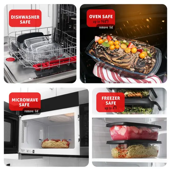 Eatex Glass Loaf Pans for Baking {6}