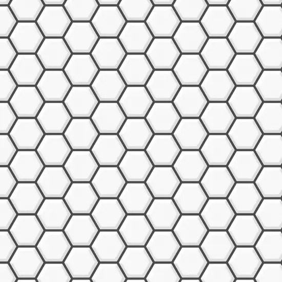 Transform Hexagon White Peel and Stick Wallpaper {4}