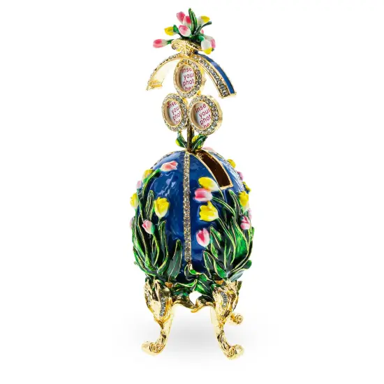 1898 Lilies of the Valley Royal Imperial EasterEgg 4.75 Inches {5}