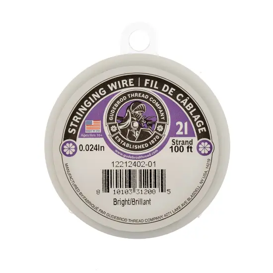 Gudebrod 21-Strand Stainless Steel Jewelry Wire | Made in USA {4}