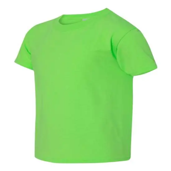 Gildan&reg; Heavy Cotton Youth Crewneck Short Sleeve T-Shirt - 5000B Neon Green {2}