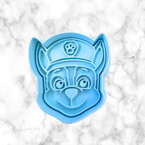 Dog Patrol face Cookie Cutter & Stamp 9 PCS Set and Individual {6}