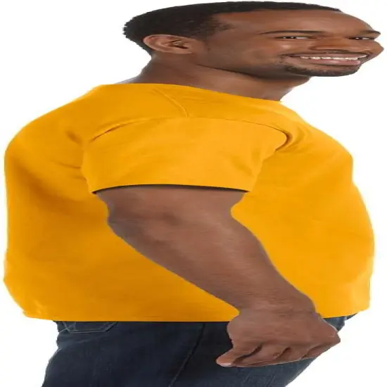 Port & Company&reg; Tall Core Crew Neck Short Sleeve Cotton Tee Shirt Dark hthr grey {5}