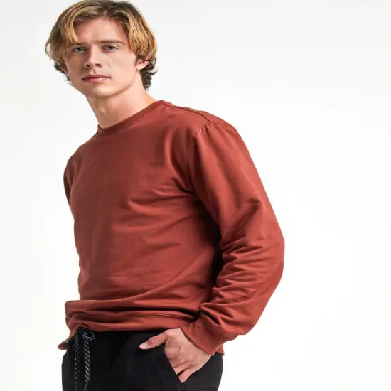 Champion&reg; Powerblend Crewneck Sweatshirt Royal blue heather {4}