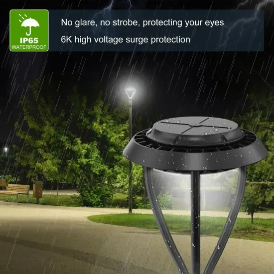 150W LED Post Top Pole Light Outdoor Garden Yard Street Area Lighting Fixture {4}