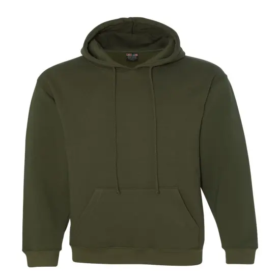 Bayside&reg; USA-Made Hooded Sweatshirt Olive {1}