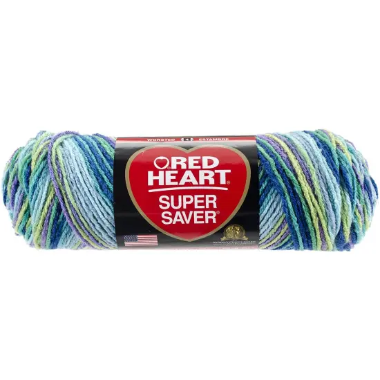 Multipack of 6 - Red Heart Super Saver Yarn-Wildflowers {2}