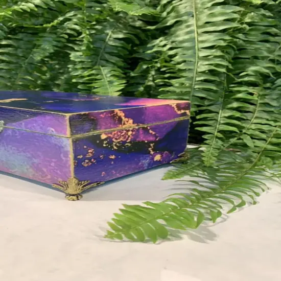 Dreamy Jewels - Purple - Decoupage & Mixed Media Art Paper (large) {2}