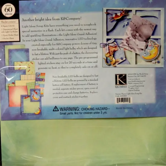 K & Company Nursery Rhyme Light Ideas 12 x 12 Scrapbook Pages Kit {2}