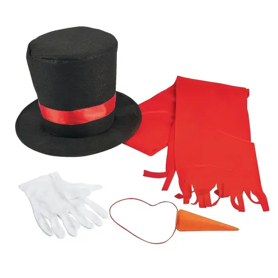 INSTANT SNOWMAN COSTUME KIT (5PC) - Apparel Accessories - 5 Pieces {1}
