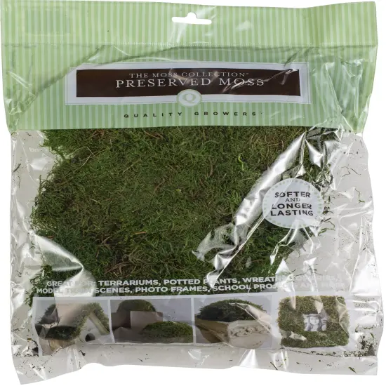 Multipack of 6 - Quality Growers Preserved Sheet Moss 112.5 Cubic Inches {2}