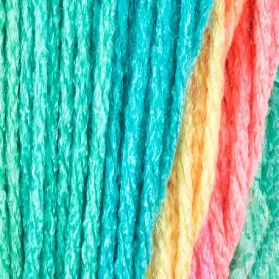 Multipack of 6 - Red Heart Super Saver Yarn-Retro Stripe {3}