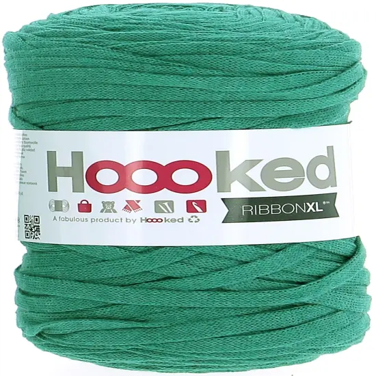 Multipack of 4 - Hoooked Ribbon XL Yarn-Lush Green {2}