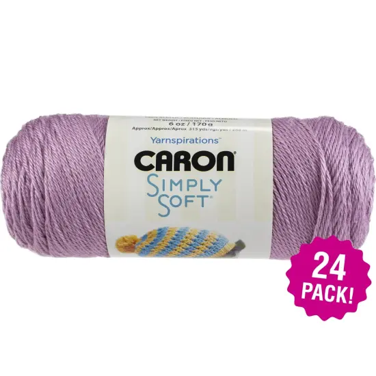 Multipack of 24 - Caron Simply Soft Collection Yarn-Blackberry {1}
