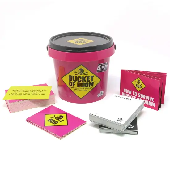 Bananagrams Bucket Of Doom Game - Dirty Death Dodging Funny Party Games For Adult Parties And Gifts {1}