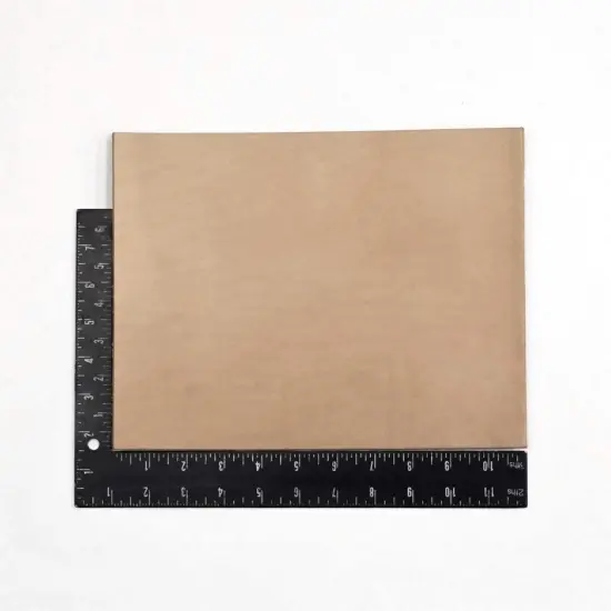 Import Vegetable Tan Cowhide Tooling Leather 5-6oz Pre-Cut (8.5"x11") {1}