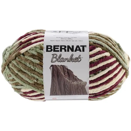 Multipack of 12 - Bernat Blanket Big Ball Yarn-Plum Fields {3}