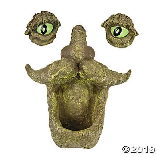 Tree Face Bird Feeder (Hand Painted) Fun Outdoor Decor Includes Glow in The Dark Eyes {2}