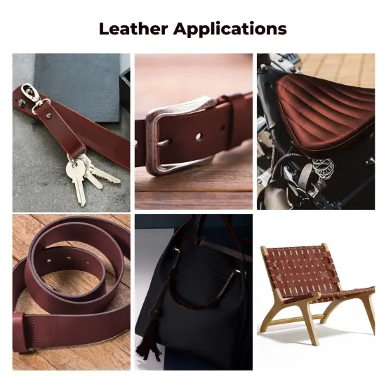 ELW Vegetable Tanned 8-9 oz. (3.2-3.6mm) Straps, Belts, Strips Length50" (127cm) - Full Grain Veg Tan Leather Cowhide Heavy DIY Craft - Holsters, Belt Blanks, Furniture, Stamping {6}