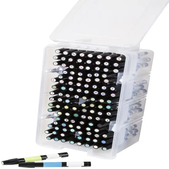 ArtBin Marker Satchel-15"X8"X6.5" Translucent {5}