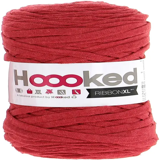 Multipack of 4 - Hoooked Ribbon XL Yarn-Lipstick Red {2}
