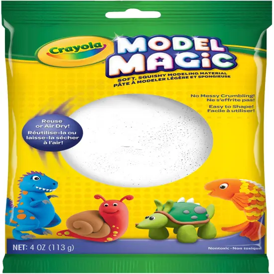 Multipack of 3 - Crayola Model Magic 4oz-White {2}