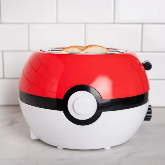 Uncanny Brands Pokemon Pokeball Halo Toaster {3}