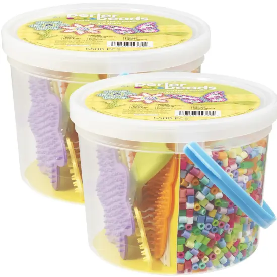 Multipack of 2 - Perler Fused Bead Bucket Kit-Sunny Days {1}