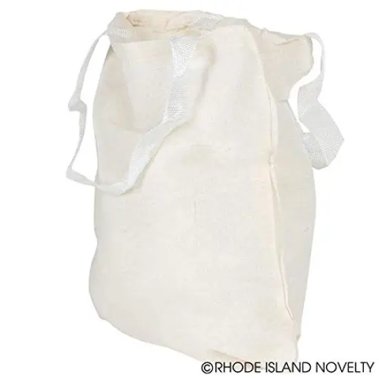 Rhode Island Novelty 12.75 Inch Canvas Tote Bags Set of 12 {2}