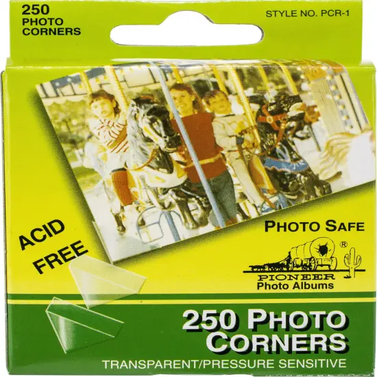 Multipack of 12 - Photo Corners Self-Adhesive .5" 250/Pkg-Clear {2}
